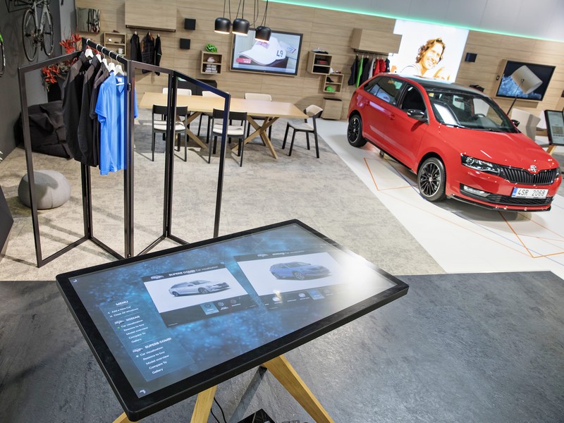 První digitální showroom značky Škoda